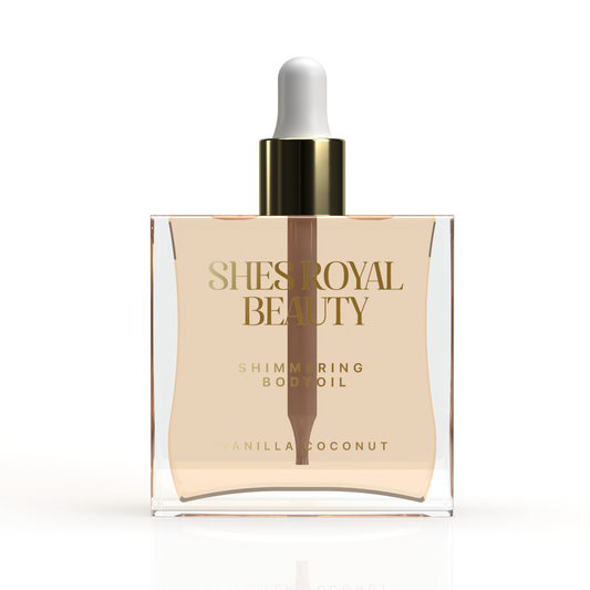 Shimmering Body Oil- Vanilla Coconut