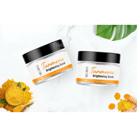 Turmeric Brightening Scrub - She's Royal Beauty